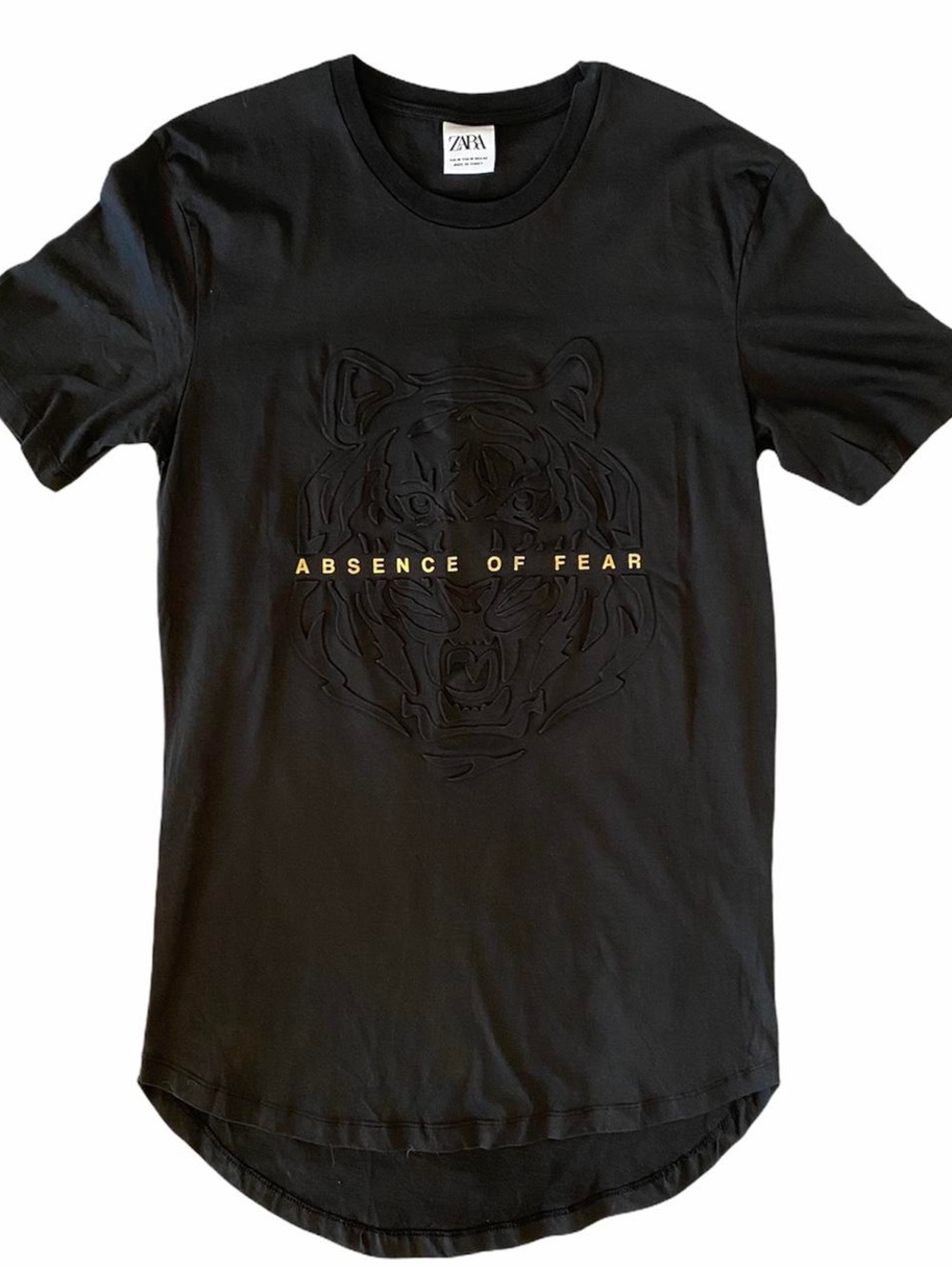 Zara Black Graphic Tee